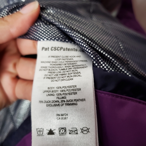 Columbia First Tracks Down Jacket Purple Size Medium - Picture 10 of 16